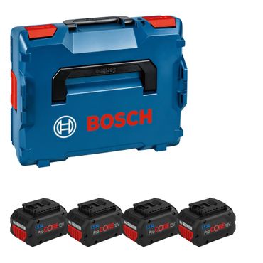 Bosch Akku Multiset 4x ProCore 5,5 Ah Akkupack in L-BOXX 136