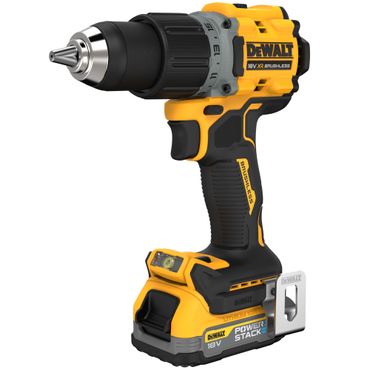 DeWALT Akku-Bohrschauber DCD800E2T 18V mit 2x 1,7 Powerstack Akkus+ Lader T-STAK