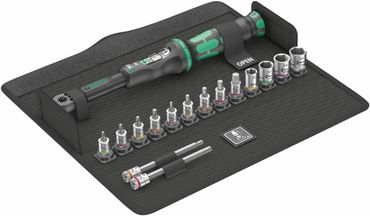 Wera Drehmomentschlüsselset Bicycle Set Torque 1 16-teilig 2,5 - 25 Nm 1/4