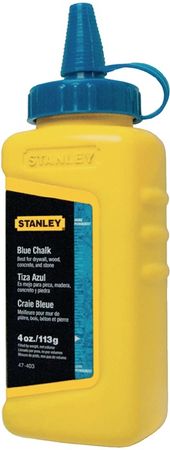 Stanley Schlagschnurkreide  115 g blau  Kunststoffflasche