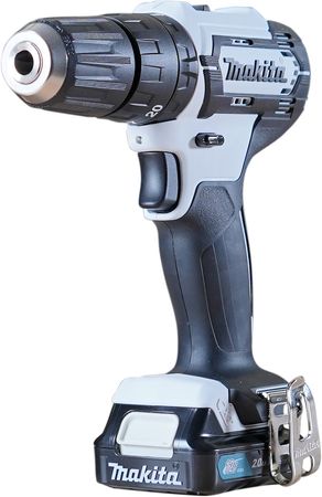 Makita Akku-Schlagbohrschrauber HP333DSAW 12V weiß mit 1x 2,0 Ah Akku + Lader in Koffer