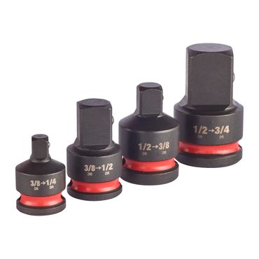 Milwaukee SHOCKWAVE Adapter Set 4-tlg.3/8" und 1/2" 