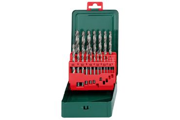 Metabo HSS-G-Bohrerkassette-SP, Metallbohrer-Set 19-teilig (627153000)