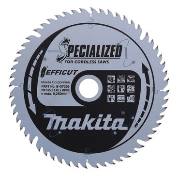 Makita EFFICUT Kreissägeblatt 165 x 20 x 56 Z,  B-57336