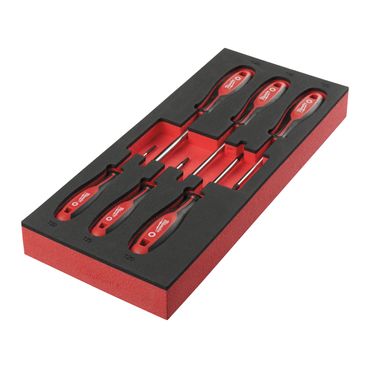 Milwaukee Tri-Lobe Schraubendreher Einlage 6-teilige Torx Einlage für Werkstattwagen 78 cm