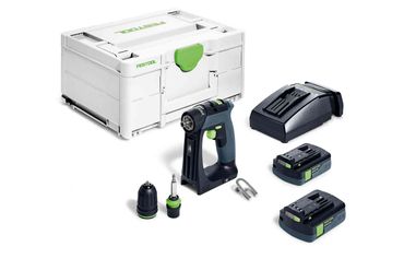 Festool Akku-Bohrschrauber CXS 18 C 3,0-Plus 2x 3,0 Ah und Lader im Systainer