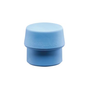 Halder Schonhammerkopf SIMPLEX Kopf-Ø 80 mm TPE-soft blau weich