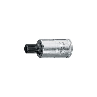 Gedore Steckschlüsseleinsatz INX 19 1/2" Innen-Vielzahn M8 Länge 55 mm
