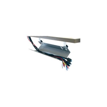 Kabelkanal  B760xT185xH100mm silber passend für Schreibtisch