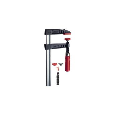 Bessey Temperguss-Schraubzwinge TGK Spannweite 800 mm Ausladung 120 mm Holzgriff 35 x 11 mm
