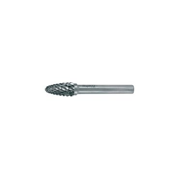 Ruko Frässtift RBF Ø 10 mm Kopflänge 20 mm Schaft-Ø 6 mm Hartmetall Blank Verzahnung KVZ 4