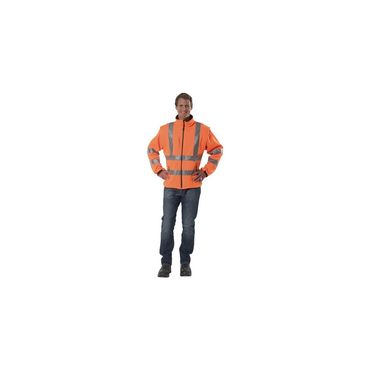 Prevent Warnschutz-Softshelljacke  Größe XXL orange