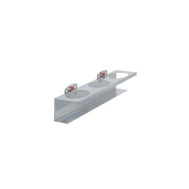 Rasterplan Dosenhalter  3-fach Breite 300 mm Ø 70 mm passend für Lochplatten