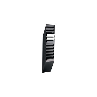 Durable Prospekthalter  H1115xB240xT135mm Anzahl Fächer 12 A4 hoch Polystyrol schwarz