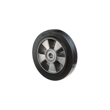 Bs rollen Ersatzrad  Rad-Ø 125 mm Tragfähigkeit 180 kg Gummi Achs-Ø 15 mm Nabenlänge 40 mm