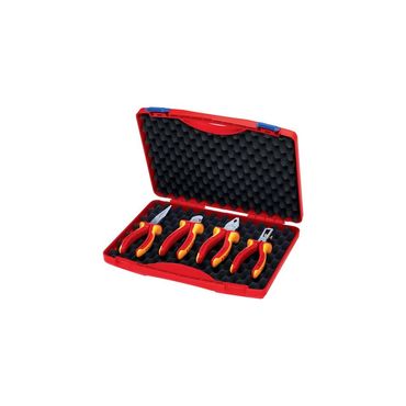 Knipex Zangensatz Kompakt-Box Inhalt 4-teilig VDE  Kunststoffkoffer