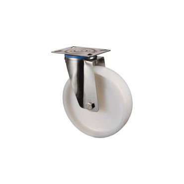 Bs rollen Lenkrolle  Rad-Ø 80 mm Tragfähigkeit 100 kg Kunststoff Platte L95xB80 mm