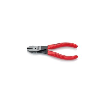 Knipex Kraftseitenschneider  Länge 140 mm poliert Form 0 Kunststoffüberzug