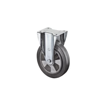 Bs rollen Schwerlast-Bockrolle  Rad-Ø 250 mm Tragfähigkeit 550 kg Gummi 138 mm 110 mm