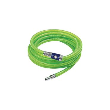 Riegler Schlauch-Set  Schlauch-D.15x9mm L.5m PVC Gewebe leuchtgrün Sicherheitskupplung/Tülle NW7,4