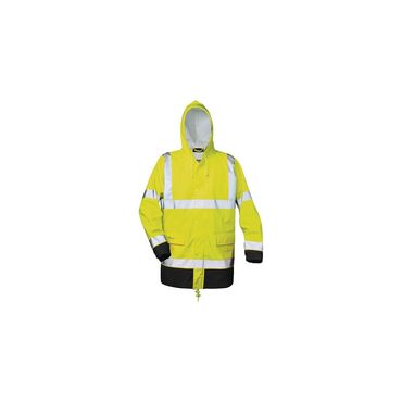 Norway Warnschutz PU Regenjacke Manfred Größe XL gelb/schwarz