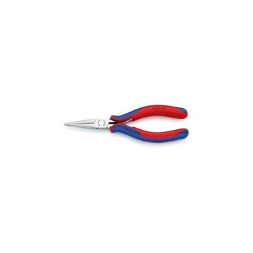 Knipex Elektronik-Greifzange  Gesamtlänge 145 mm flachrunde Backen Form 6 Mehrkomponenten-Hüllen