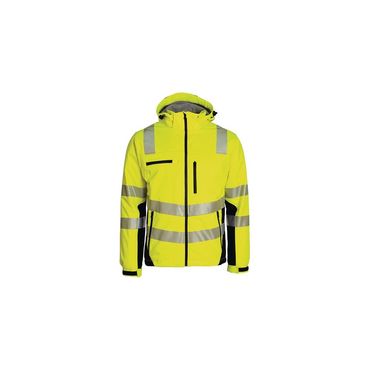 Prevent trendline Winter-Warnschutzsoftshelljacke  Größe M gelb-schwarz