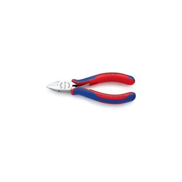 Knipex Elektronik-Seitenschneider  Länge 130 mm Form 4 Facette nein Mehrkomponenten-Hüllen spiegelpoliert