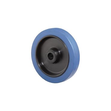 Bs rollen Ersatzrad  Rad-Ø 160 mm Tragfähigkeit 300 kg Gummi blau Achs-Ø 20 mm Nabenlänge 60 mm
