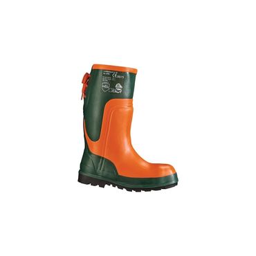 Feldtmann Forstsicherheitsstiefel Ulme Größe 43 oliv/orange Naturkautschuk SB E SRA EN ISO 20345