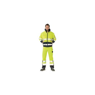 Planam Warnschutz-Comfortjacke  Größe XXL gelb/marine