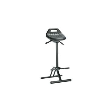 Bimos Stehhilfe  Integralschaum Sitzhöhenverstellung 640-840 mm Stahlrohr schwarz klappbar