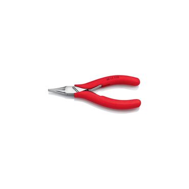 Knipex Elektronik-Greifzange  Gesamtlänge 115 mm flachbreite Backen Form 1 Kunststoffüberzug