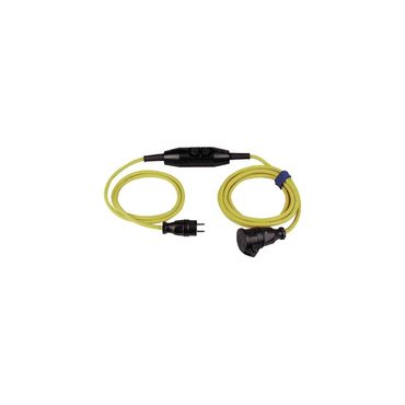 Schutzkontaktverlängerung  16 A 230 V 3 x 1,5 mm² 4,5 m H07RN-F gelb