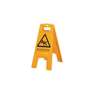 Vermop Warnschild  Achtung Rutschgefahr B 280 x H 580 mm gelb / schwarz