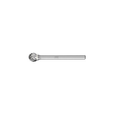 Pferd Kleinfrässtift Form KUD Ø 6 mm Kopflänge 5 mm Schaft-Ø 3 mm Hartmetall Verzahnung 3 PLUS