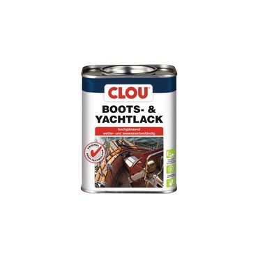 Clou Boots-/Yachtlack  farblos glänzend 0,75 l , VE: 3