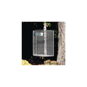 Abfallkorb  H400xB430xT210mm 27 l Drahtgitter verzinkt mit gelochtem Boden