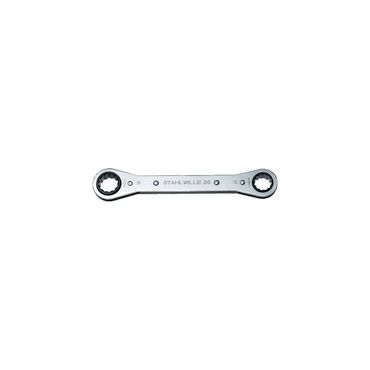 Stahlwille Ratschenringschlüssel 25 14 x 15 mm 12-KT. Länge 170 mm Anzahl Zähne 22