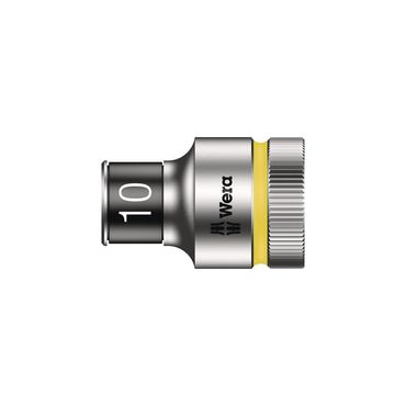 Wera Steckschlüsseleinsatz 8790 HMC HF 1/2" 6-kant Schlüsselweite 10 mm Länge 37 mm