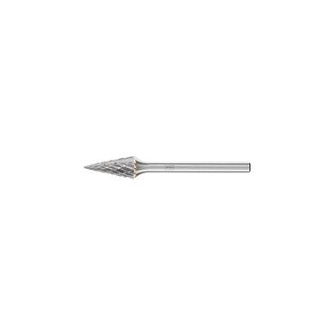 Pferd Kleinfrässtift Form SKM Ø 6 mm Kopflänge 13 mm Schaft-Ø 3 mm Hartmetall Verzahnung 3 PLUS