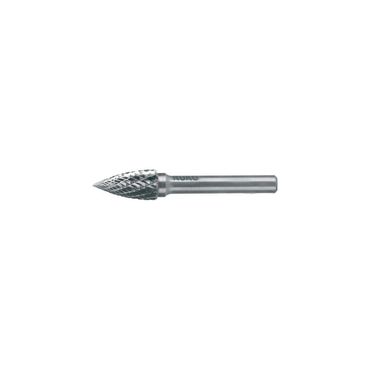 Ruko Frässtift SPG Ø 6 mm Kopflänge 18 mm Schaft-Ø 6 mm Hartmetall Blank Verzahnung KVZ 4