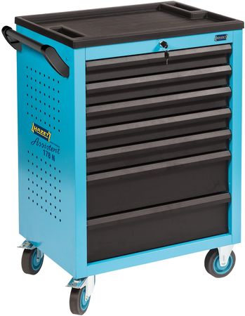 Hazet Werkzeugwagen  B781xT498xH1037mm 480 kg 7 Schubladen unbestückt Stahlblech