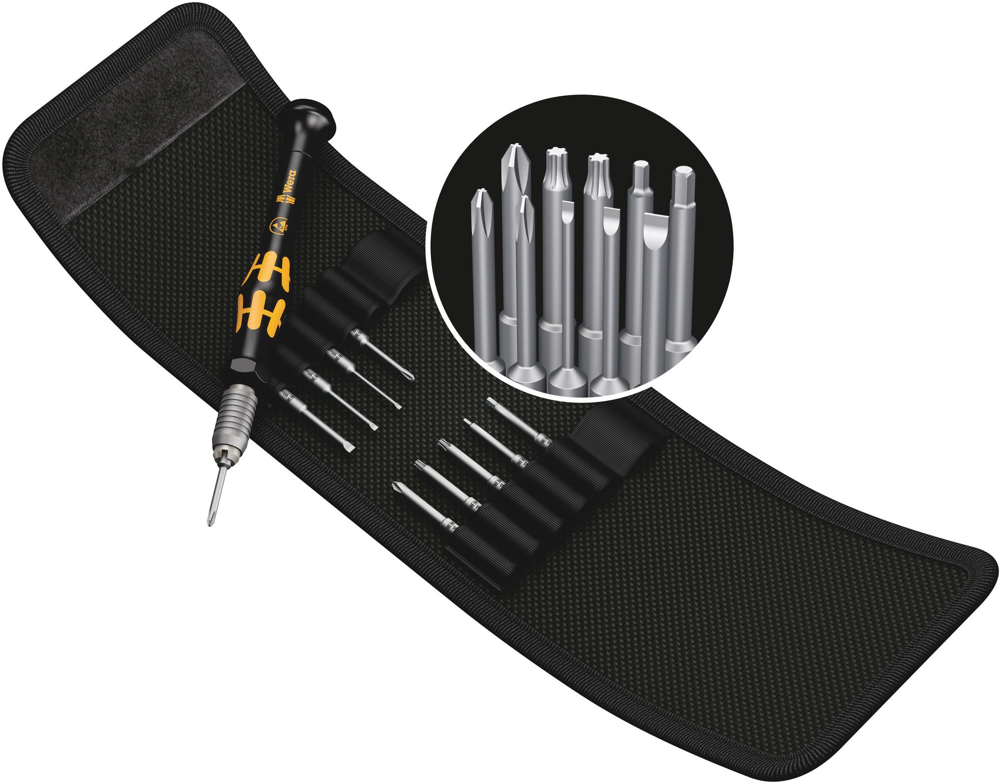 Wera Kraftform Kompakt Micro 11 ESD 1, 11-teilig