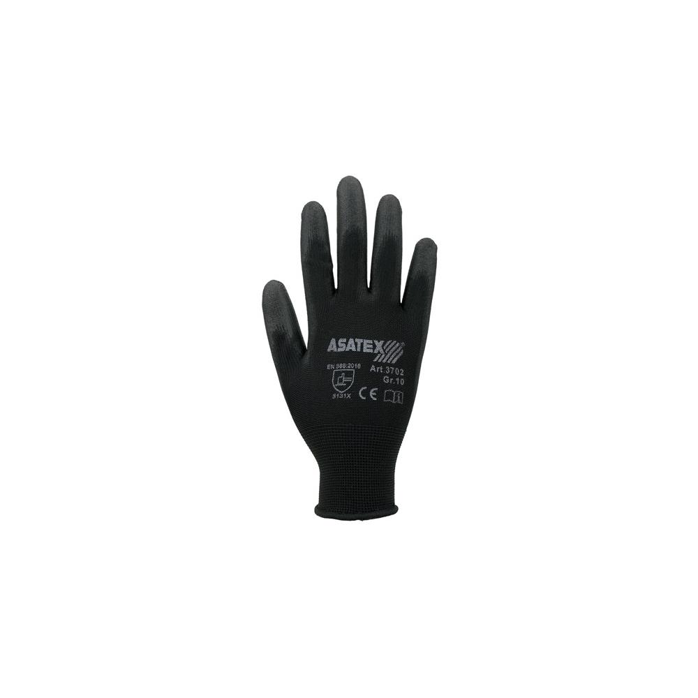 Asatex Handschuhe Gre 8 schwarz EN 388 PSA-Kategorie II , VE: 12 Paar