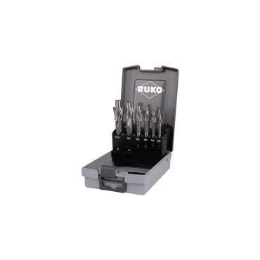 Ruko Flachsenkersatz DIN 373 M3-M10 für Kernloch HSS Blank Schneidenanzahl 3 Kunststoffkassette