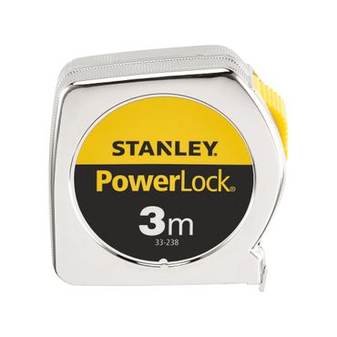 Stanley Taschenrollbandmaß PowerLock® Länge 3 m Breite 12,7 mm mm/cm EG II Kunststoff Gürtelclip