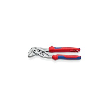 Knipex Zangenschlüssel  Länge 180 mm Spannweite 40 mm verchromt Mehrkomponenten-Hüllen mit Befestigungsöse