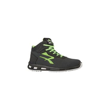 U.power Sicherheitsstiefel RedLion HARD Größe 46 schwarz/grün S3 SRC ESD EN ISO 20345 Putek Technology