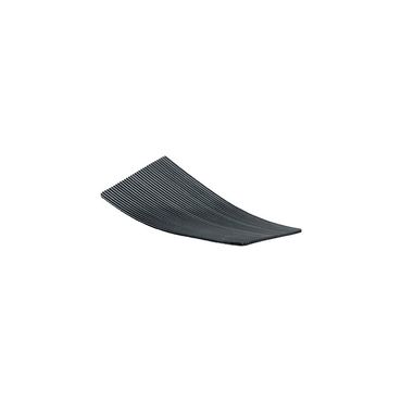 Gummifeinriefenmatte-Zuschnitte  Breite 1 m Länge 0,5 m Dicke 3 mm schwarz